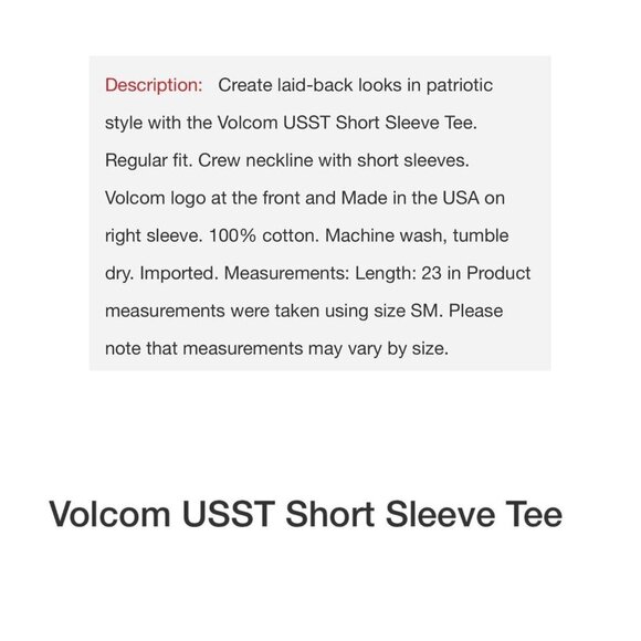 Volcom Womens‎ Size S (4-6) White USST US Snowboard Team Graphic Tee T-Shirt NWT - Picture 4 of 9